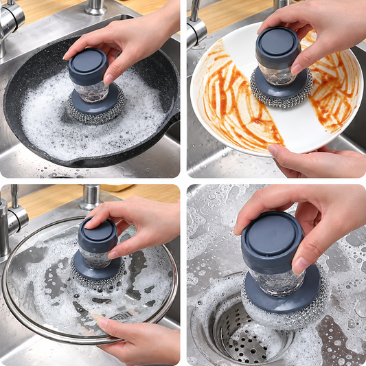 2-in-1 Soap Dispensing Dish Brush