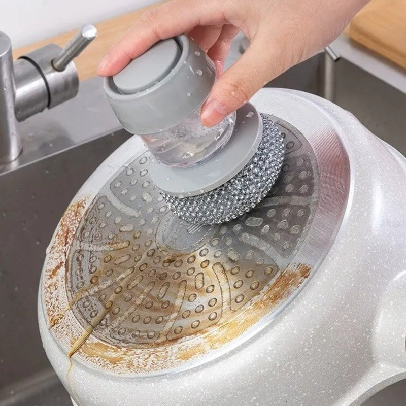 2-in-1 Soap Dispensing Dish Brush