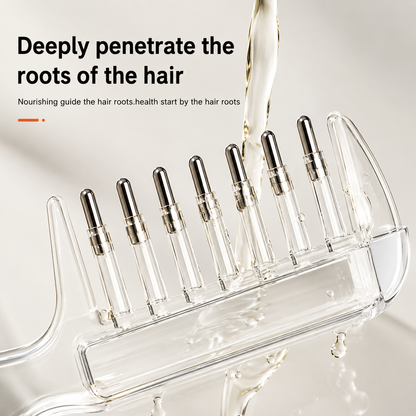 Transparent Essential Oil Applicator Massage Comb