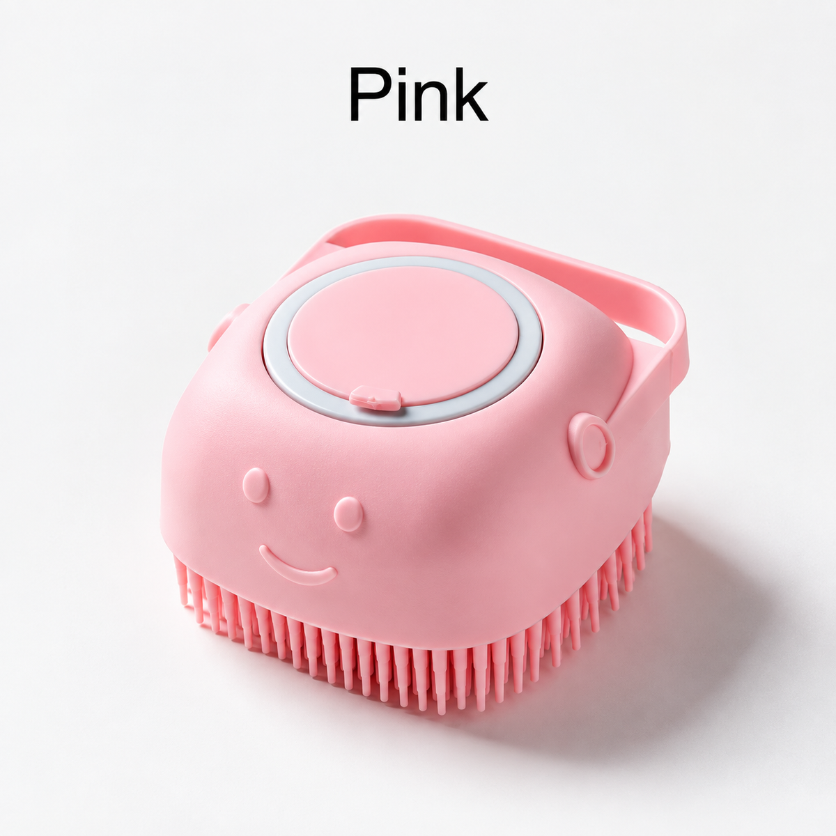 2-in-1 Silicone Shower & Body Scrubber with Soap Dispenser
