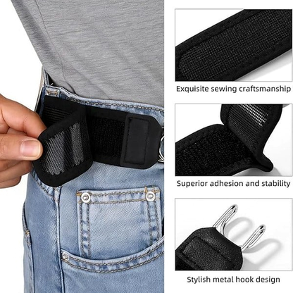 Pair of Adjustable Stretch Belt for Jeans, Trousers & Pants for Men/Women